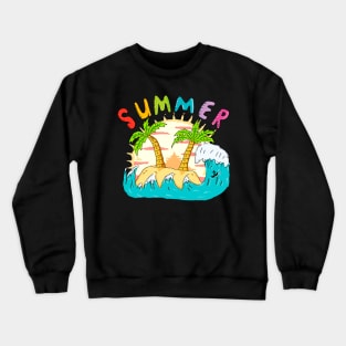 summer is my season Crewneck Sweatshirt